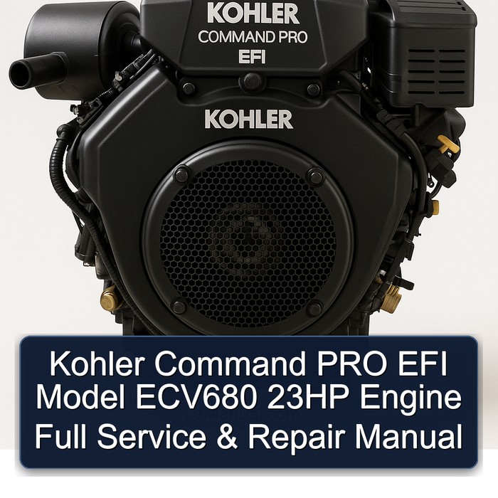 Kohler Command PRO EFI Model ECV680 23HP Engine Full Service & Repair Manual