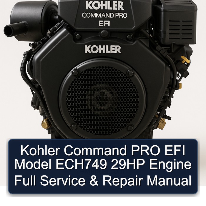 Kohler Command PRO EFI Model ECH749 29HP Engine Full Service & Repair Manual