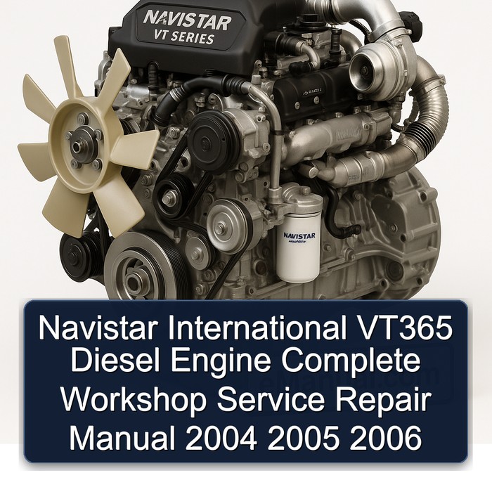 Navistar International VT365 Diesel Engine Complete Workshop Service Repair Manual 2004 2005 2006