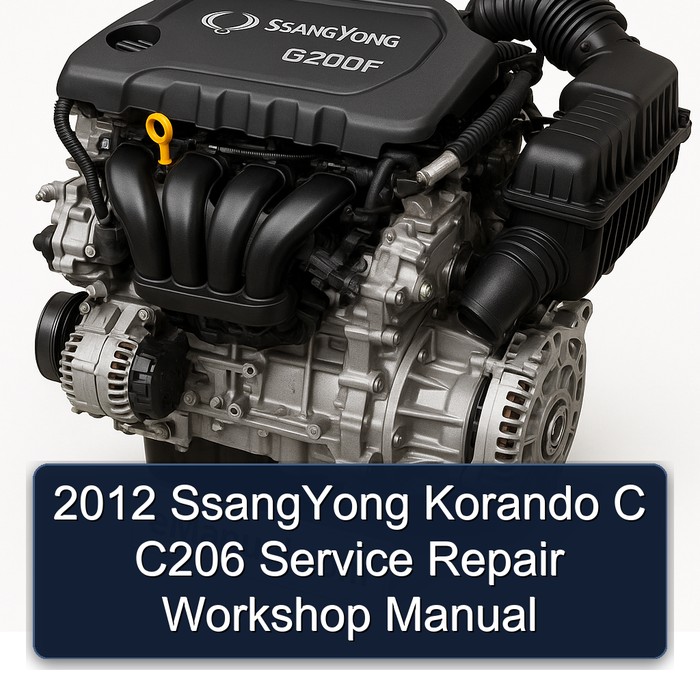 2012 SsangYong Korando C C206 Service Repair Workshop Manual