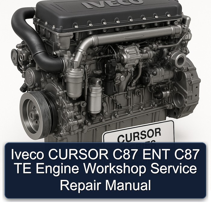 Iveco CURSOR C87 ENT C87 TE Engine Workshop Service Repair Manual