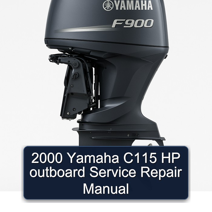 2000 Yamaha C115 HP outboard Service Repair Manual