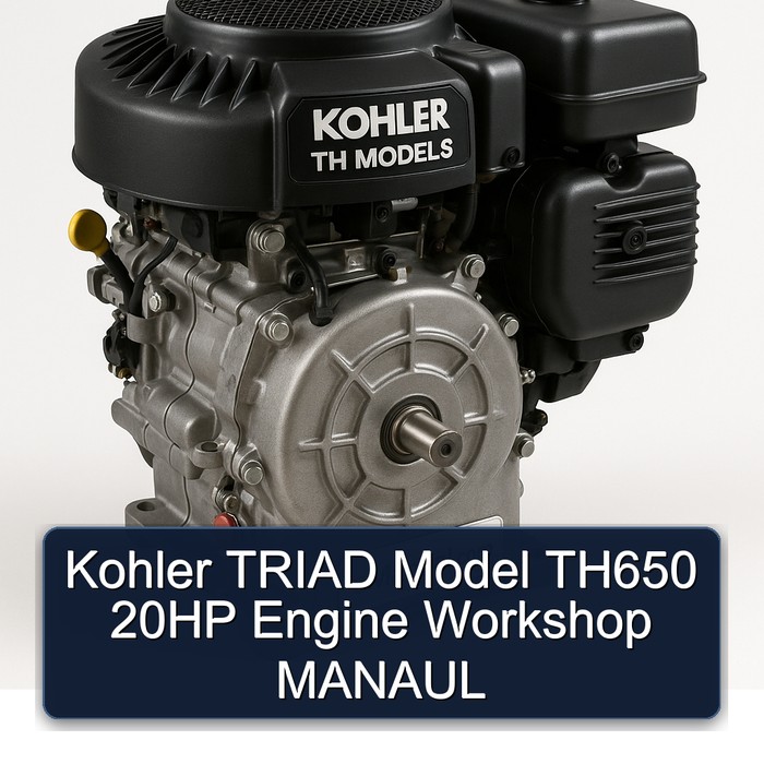 Kohler TRIAD Model TH650 20HP Engine Workshop MANAUL