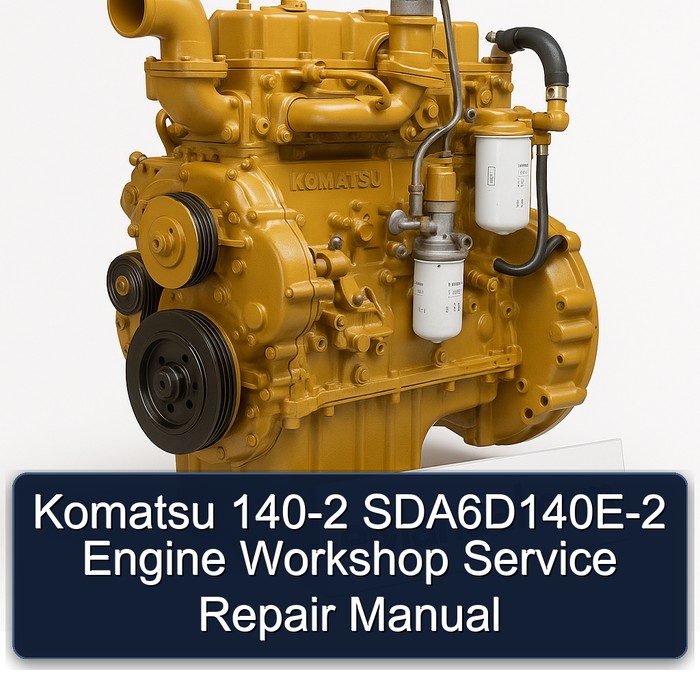 Komatsu 140-2 SDA6D140E-2 Engine Workshop Service Repair Manual
