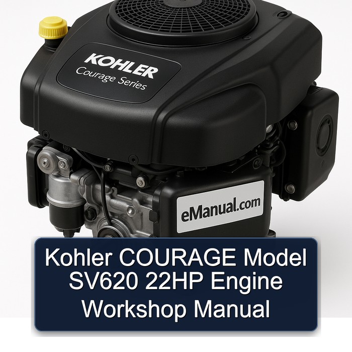 Kohler COURAGE Model SV620 22HP Engine Workshop Manual