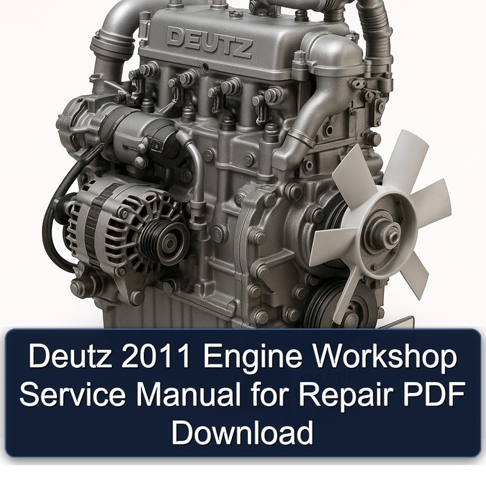 Deutz 2011 Engine Workshop Service Manual for Repair PDF Download