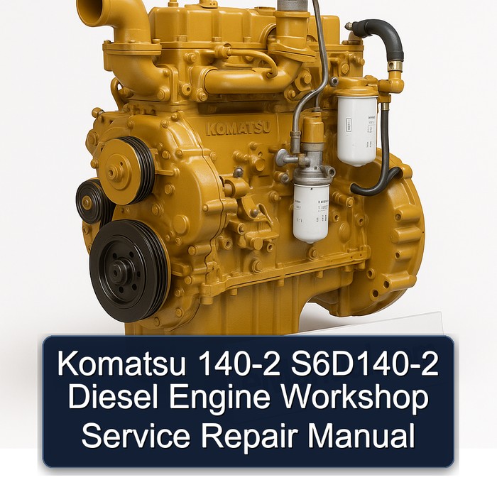 Komatsu 140-2 S6D140-2 Diesel Engine Workshop Service Repair Manual