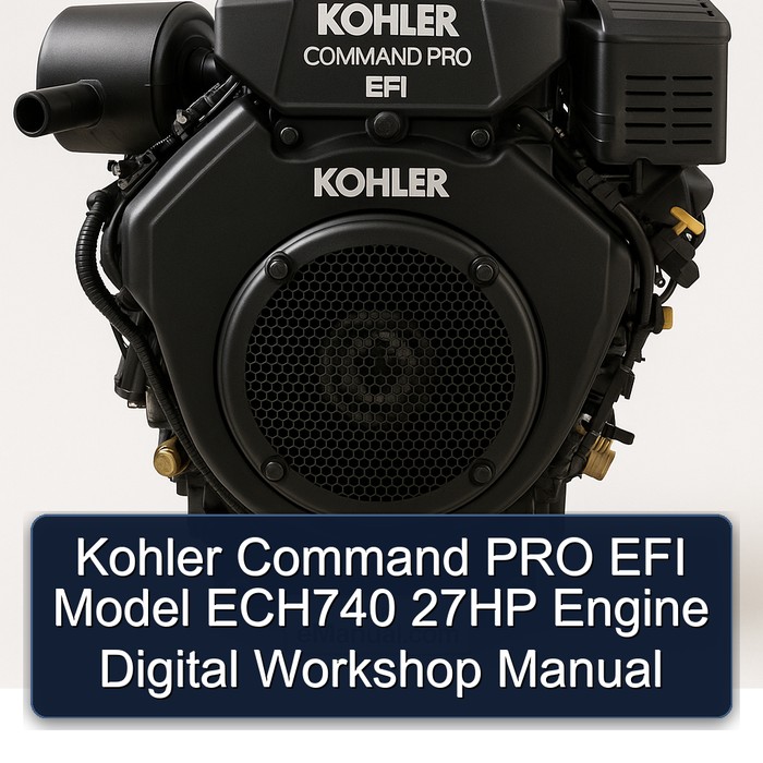 Kohler Command PRO EFI Model ECH740 27HP Engine Digital Workshop Manual