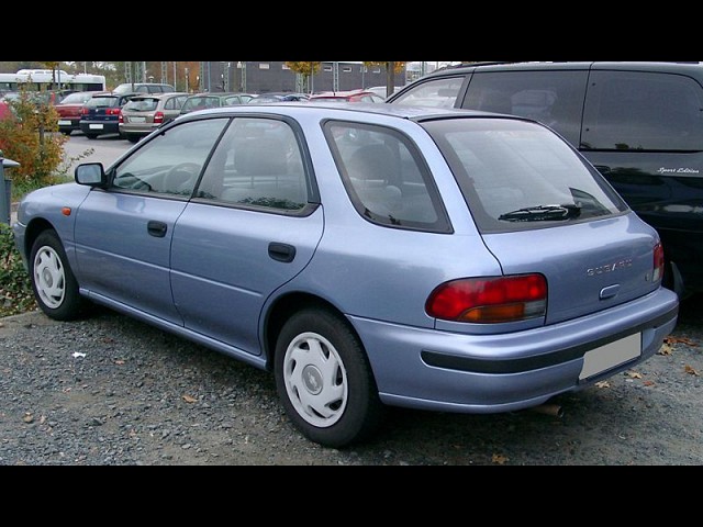 Subaru Impreza 1999-2001 coupe parts catalog list